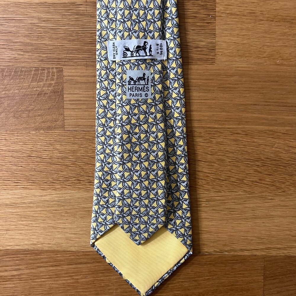 Hermès tie - 664 OA - Picture 3 of 3